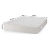 Cloud Pocket Spring King Size Mattress with Memory Foam Eurotop (Mattress Thickness : 8 Inches, Mattress Dimensions : 78 x 72 in)