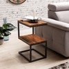 Biren Solid Wood Side Table