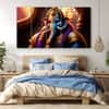 The Castle Decor Lord Ganesha Wall Painting Wooden Framed 27x48 Inch (Style 3)
