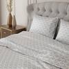 Stoa Paris Satin Bedsheet King Size Bed heet King Blue Combo 5