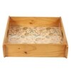 Whispering Blooms Square Wooden Tray - Large