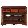Rangrez Two Door Sheesham Wood Sideboard in Honey Oak Finish