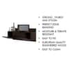 Hexa Red Engineered Wood Wall Mount Dressing Table in Flower Wenge Colour