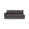 Apollo Sofa (Colour : Steel, Cushion : Soft, Back Type : Regular, Seating Capacity : Right Aligned 3 Seater + Right Aligned Chaise + Ottoman)