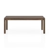 Atlas Solid Wood 8 Seater Storage Dining Table In Danish Walnut Finish