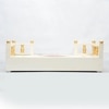 D'Dass Multi Color Mdf and Sheesham Wooden Temple For Pooja