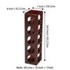 Ikiriya Sheesham Wood Accent Wine Rack in Honey Finish