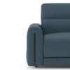 Linaro Leather 1 Seater Double Motor Recliner In Blue Colour