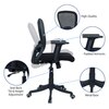 Codmeat Mid Back Ergonomic Chair in Black Colour