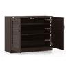 Bennis 12 Pair Shoe Rack in Dark Walnut Finish