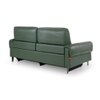 Vivian Three Seater Motorized Leather Recliner in Hunter Green Colour