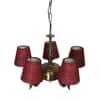 Devansh Solid Wood Electric Wall Light in Multi Colour with Multi Shade Count of 1 Light