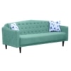 Pacific 3 Seater Sofa Cum Bed In Sea Green Colour
