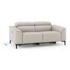 Molto Leather Recliner in Grey Colour