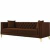 Haruko Fabric Sofa - Brown
