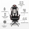ASE Gaming Gold Series With Footrest Gaming Chair (Grey)