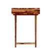 Tunis Sheesham Wood Study Computer Table In Natural Teak Finish