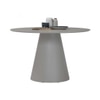 Scandinavian Guro Round Coffee Table Matte Grey Finish