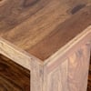 Milan Sheesham Wood Coffee Table In Teak Finish