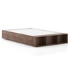 Toshi Platform Box & Drawer Storage Bed In Classic Walnut