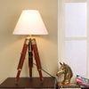 Alwyn White Cotton Shade Table Lamp