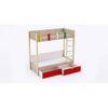 Pine Tree Bunk Bed with Drawer Storage
