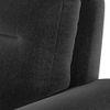 Adelaide Premium 1 Seater Fabric Sofa in Pebble Grey Colour
