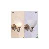 Toleo Stone Look Glass Antique Wall Light