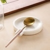 NikkisPride Handcrafted White Marble Spoon Holder