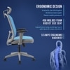 Kepler Brooks Opus HB Office Desk Chair in Grey Colour