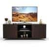 Harmond Engineered Wood TV Unit in Wenge Finish - RRV-000310