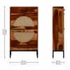 Shri Art Solid Wood Shoe Rack with Cane