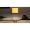 Yellow Jute with Metal Gold Table Lamp