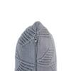 Rio Blue Grey Cotton Knitted Decorative Cushion Cover 12 x 20 Inches
