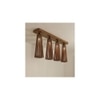 Bole Brown Solid Wood Ceiling Light