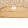 Tagus Khaki Knit Cotton Cushion Cover  12X20  Inches