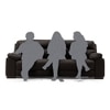 Thiene 3 Seater Leather Sofa in Chocolate Colour