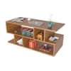 Spydercraft Zig Zag Modern Coffee Table in Noce Lyon Finish