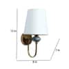 Eliante Orluna Gold Iron Wall Light With E27 Holder In Gold Colour