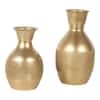 Flower Pot Set Of 2 In Gold Colour