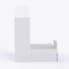 Little Hut Bed  6X3 ( Drawers On Wheels) In White & Purple Colour