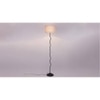 Hadley Zig Zag Iron Floor lamp with Cotton Drum Multicolor Shade (Z29)