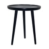 Metalsmith Solid Wood Side Table in Black Finish