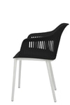 Kepler Brooks Senora Cafeteria Dining Chair in Black Colour