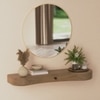 Rhine Wall Shelf In Golden Ash Finish