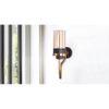 Marco Matte Black & Brass Wall Light