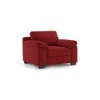 Esquel Premium 1 Seater Fabric Sofa in Salsa Red Colour