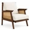 Editor One Seater Sofa Chair in Teak Finish