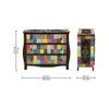 Amara Solid Wood Hand Painted Chest Of Drawer in MultiColour