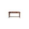 Kamira Solid Wood Bench In Provincial Teak Finish